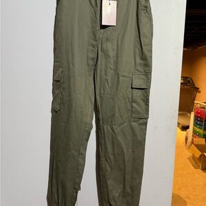 Missguided Khaki Cargo Pants